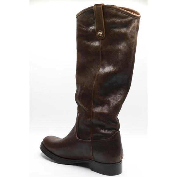 Frye Women's 40058 Melissa Double Sole Button Lug Brown, 8.5 M US - Picture 4 of 5